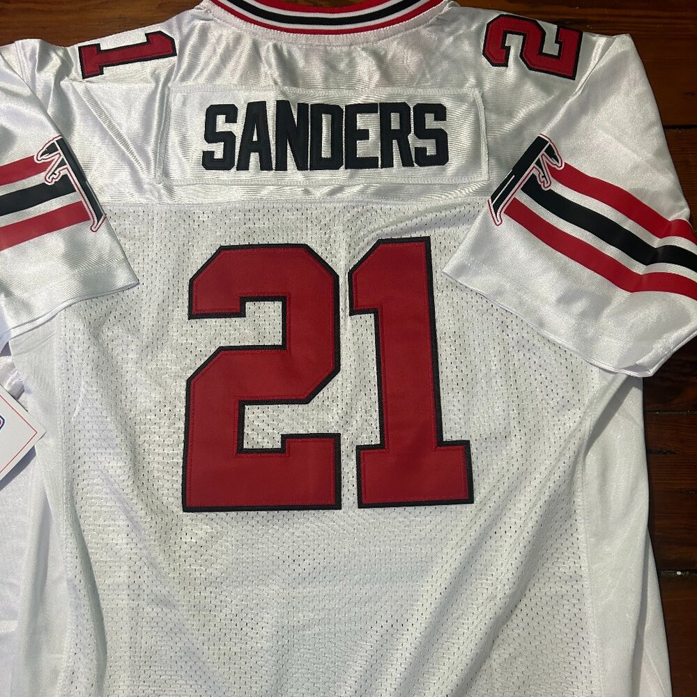 ATLANTA FALCONS DEION SANDERS Men's JERSEY Sz M,L,XL,2X by Mitchell & Ness NWT - Picture 3 of 6